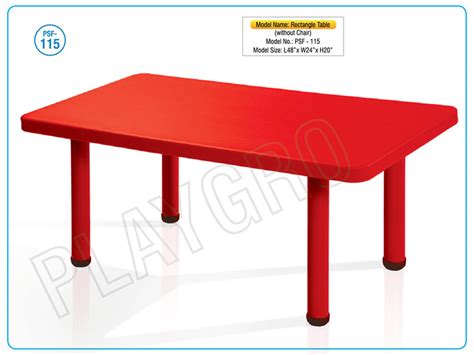 Play School Rectangle Table,Play School Tables,Manufacturers, Suppliers ...