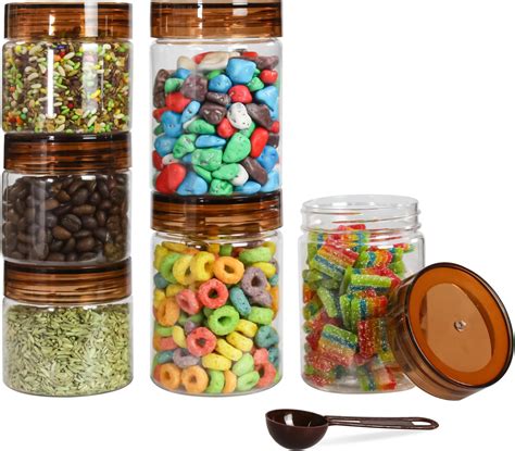 Buy PEARLPET Tiffany Plastic Containers for Kitchen Storage | Plastic ...