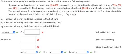 Image result for Formulate Linear Programming Problem