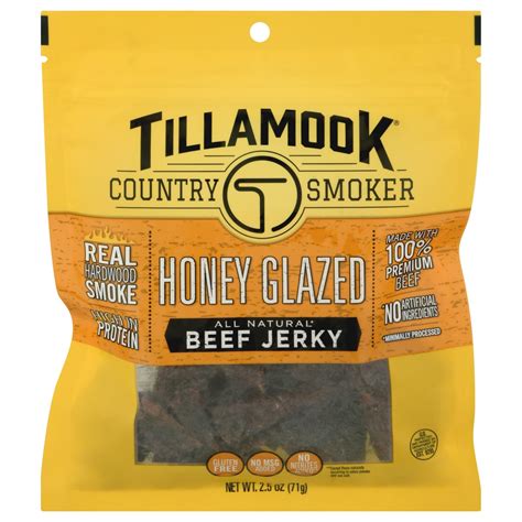 Tillamook Country Smoker Honey Glazed Beef Jerky 2.5 oz | Shipt