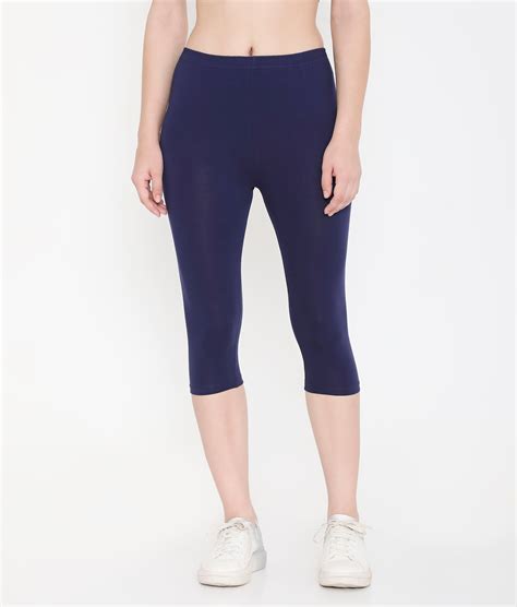 WOMEN NAVY BLUE COTTON EVERYDAY CAPRI – VIP Clothing Limited