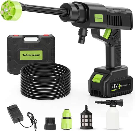 Amazon.com : AgiiMan Cordless Pressure Washer - MAX 1000 PSI Battery Powered Pressure Washer ...