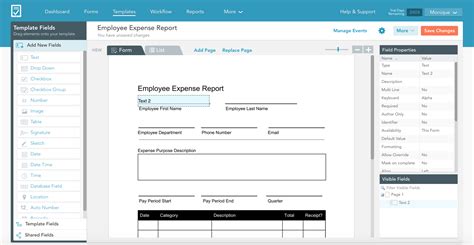 Create a Form Template 的图像结果
