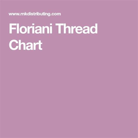 Image result for Floriani Thread Chart CSV