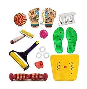 ACU Capital Acupressure Pyramidal Cuts Massager Tools Kit Combo with ...