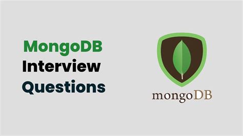 Image result for MongoDB Interview Questions