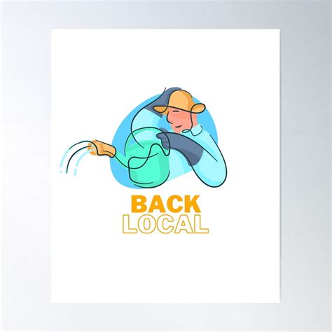 No Farmers No Food, Support Local Farmers, Back Local Poster Wall Art ...