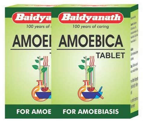 Baidyanath Amoebica I Ayurvedic Diarrhea Medicine I 100 Tab Price in ...