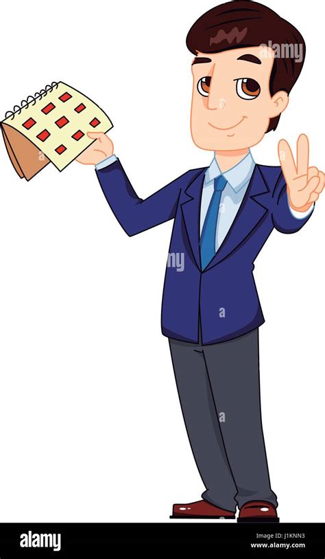 Cartoon Business Man Standing 的图像结果