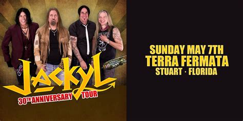 JACKYL "30th-anniversary tour" - Stuart, Terra Fermata, Stuart, 7 May ...