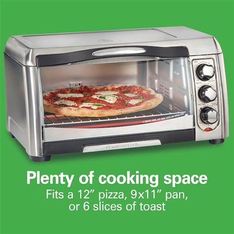Hamilton Beach 6-Slice Stainless Steel Convection Toaster Oven ...