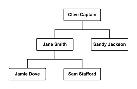 Organization Hierarchy Chart 的图像结果