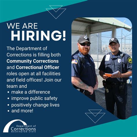 Come join the team at the Washington Corrections Center in Shelton… | Dean Mason, MPA - industries in washington state