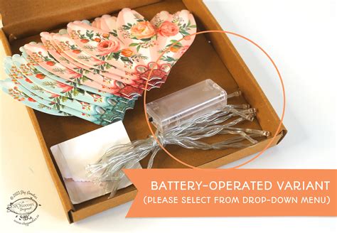 Floral Mini Hot Air Balloons with Fairy Lights - Sky Goodies