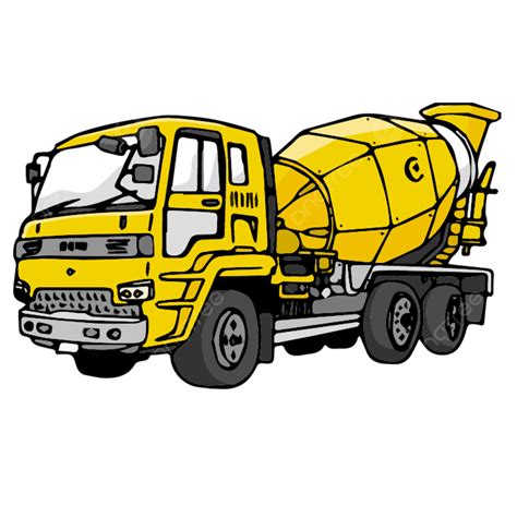 Concrete Truck 02 Mixer Truck Roller Car, Building, Factory ...