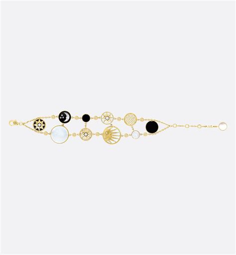 Rose des Vents and Rose Céleste Bracelet Yellow and White Gold, Diamonds, Mother-of-Pearl and ...