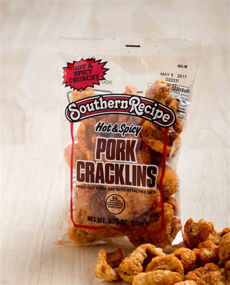 Rudolph Foods. Southern Recipe Hot & Spicy Pork Tender Cracklins