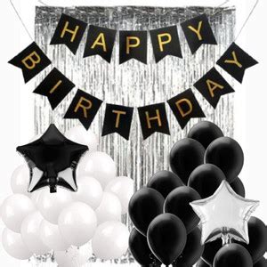 Wonder Beautiful Birthday Decoration kit Birthday Banner, Silver ...