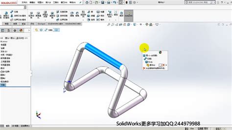 solidworks经典实例_用SolidWorks建模经典实例：圆管头压扁模型-CSDN博客