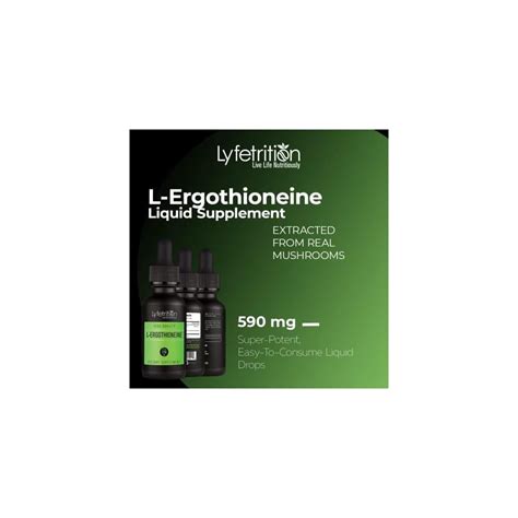 Lyfetrition L-Ergothioneine Liquid Supplement - India | Ubuy