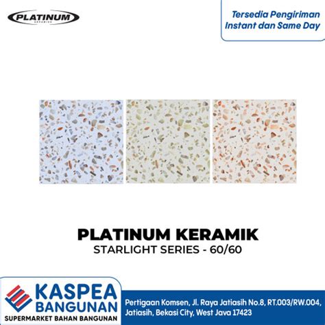Jual KERAMIK LANTAI PLATINUM STARLIGHT SERIES 60X60 - KW2 - RED - Kota ...
