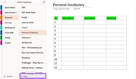 Image result for Create Template in OneNote