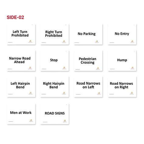 Road signs Flash Cards – Bloomy Brain Toys
