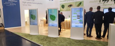 Touch - Stele (Totem, Digitales Poster), 50" 4K-Auflösung, weiss mieten ...