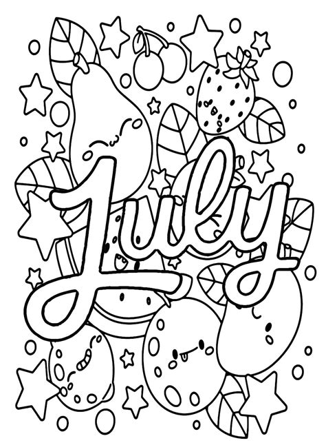 July coloring pages - ColoringLib