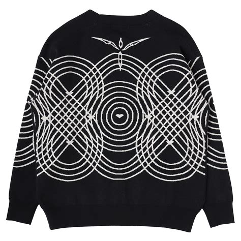 0006 Cardigan（BLACK） | KNIT / SWEATER | EVANGELION:95 Online Store