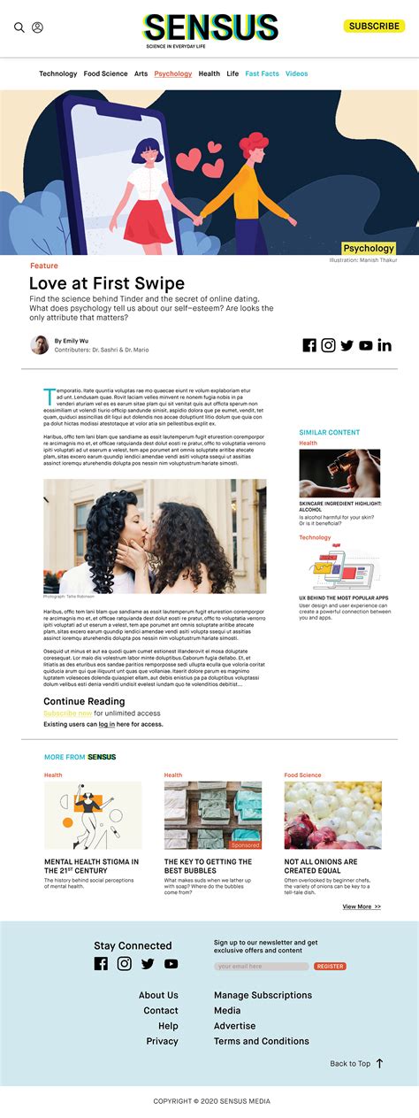 Image result for Science Magazine Layout