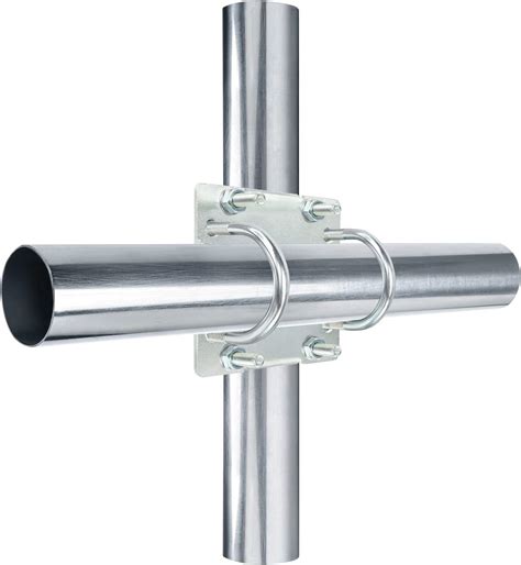 MOOKEERF Antenna Mast Clamp Cross-Over Bracket Kit with U Bolts for 1 ...