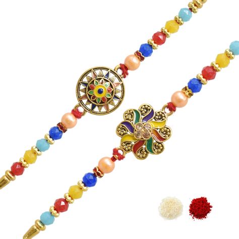 Rakhis for Brothers, Combo Rakhi, Set of 2 Rakhis for Brother, Kids Ra ...