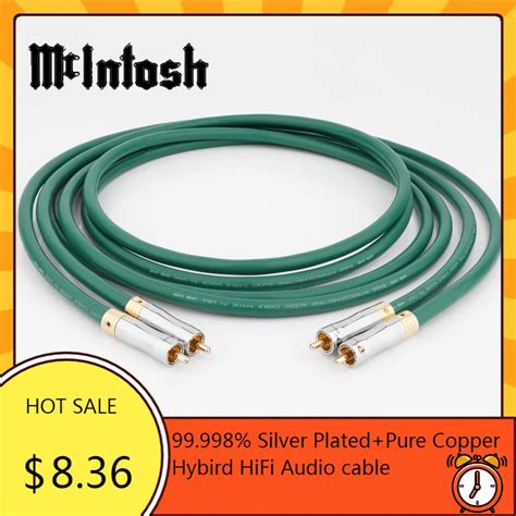 MCINTOSH-2328-99-998-Silver-Plated-Pure-Copper-hybird-HiFi-Audio-cable ...