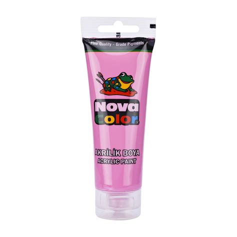 Acrylic paint 75ml Pink Nova Color - arthemis.ee