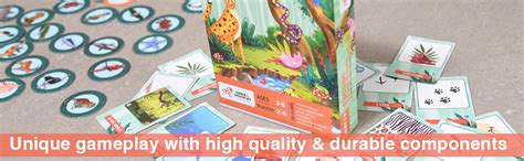 Buy Chalk and Chuckles Educational Card Game- Eye See Animal World ...