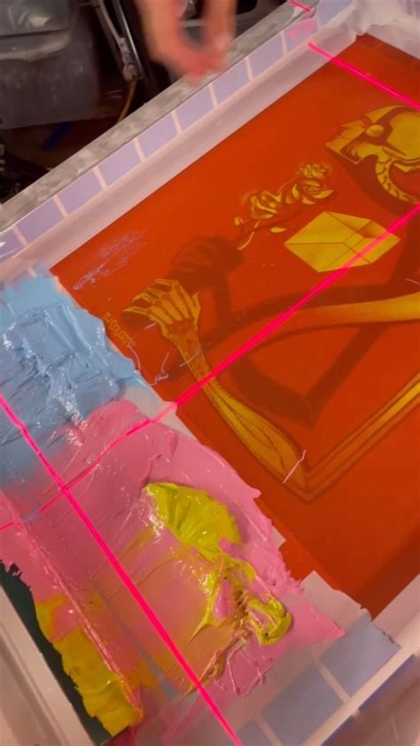 Image result for Screen Printing Multiple Colors Same Design