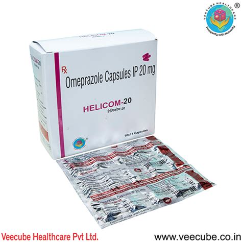 Helicom-20 Capsules Veecube Healthcare Pvt. Ltd.