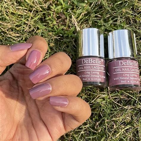 Buy DeBelle Gel Nail Polish Combo Set of 2 - Mauve(Majestique Mauve ...