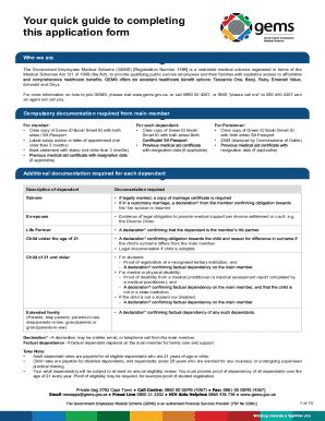 Fillable Online Gems Membership Application Guide 2023 - Join Today Fax ...