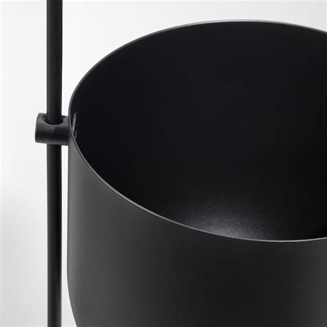 CHILISTRÅN hanging planter, in/outdoor black, 12 cm (4 ¾") - IKEA