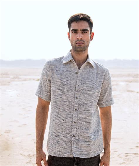 Shop Stylish Khadi Cotton Shirts for Men | Men's Khadi Shirts