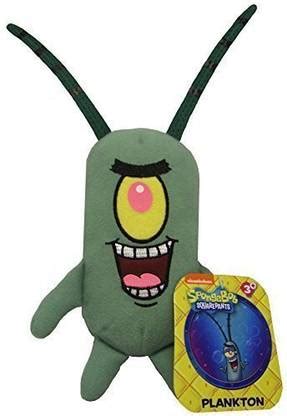Just Play Spongebob Squarepants Plankton Plush Toy Nwt - 2 inch ...