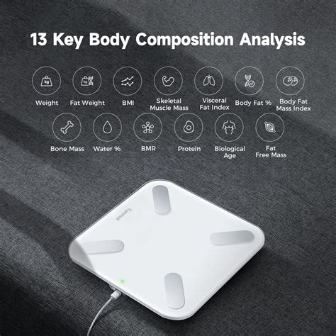 Yunmai Smart Scale with BMI, Body Fat, Muscle Mass, India | Ubuy