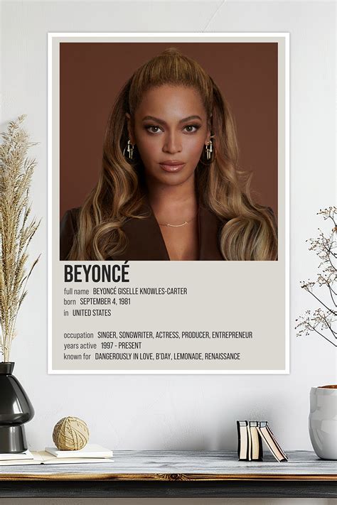 Beyoncé | Queen Bey | Iconic Music Legend | Music Poster – ThePosterPalette