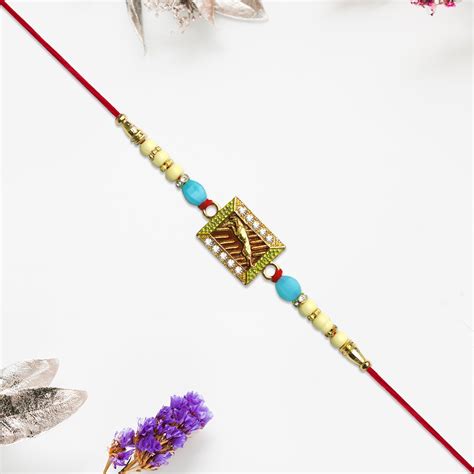 Designer Rakhi with Stones & Diamonds Online in India