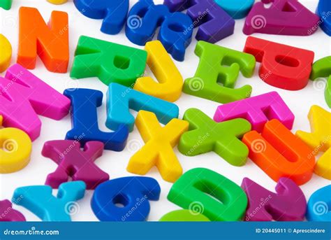 Magnetic alphabet letters stock image. Image of colorful - 20445011