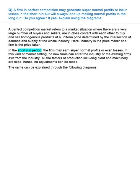 Image result for Example of Long Run Economics Profit