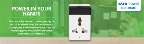 Tata Power EZ Home Wi-Fi Smart IR Blaster Universal Remote for AC, TV ...