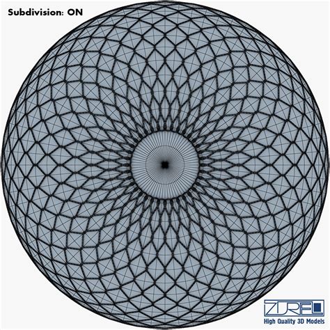 100 Sided Polygon 3d
